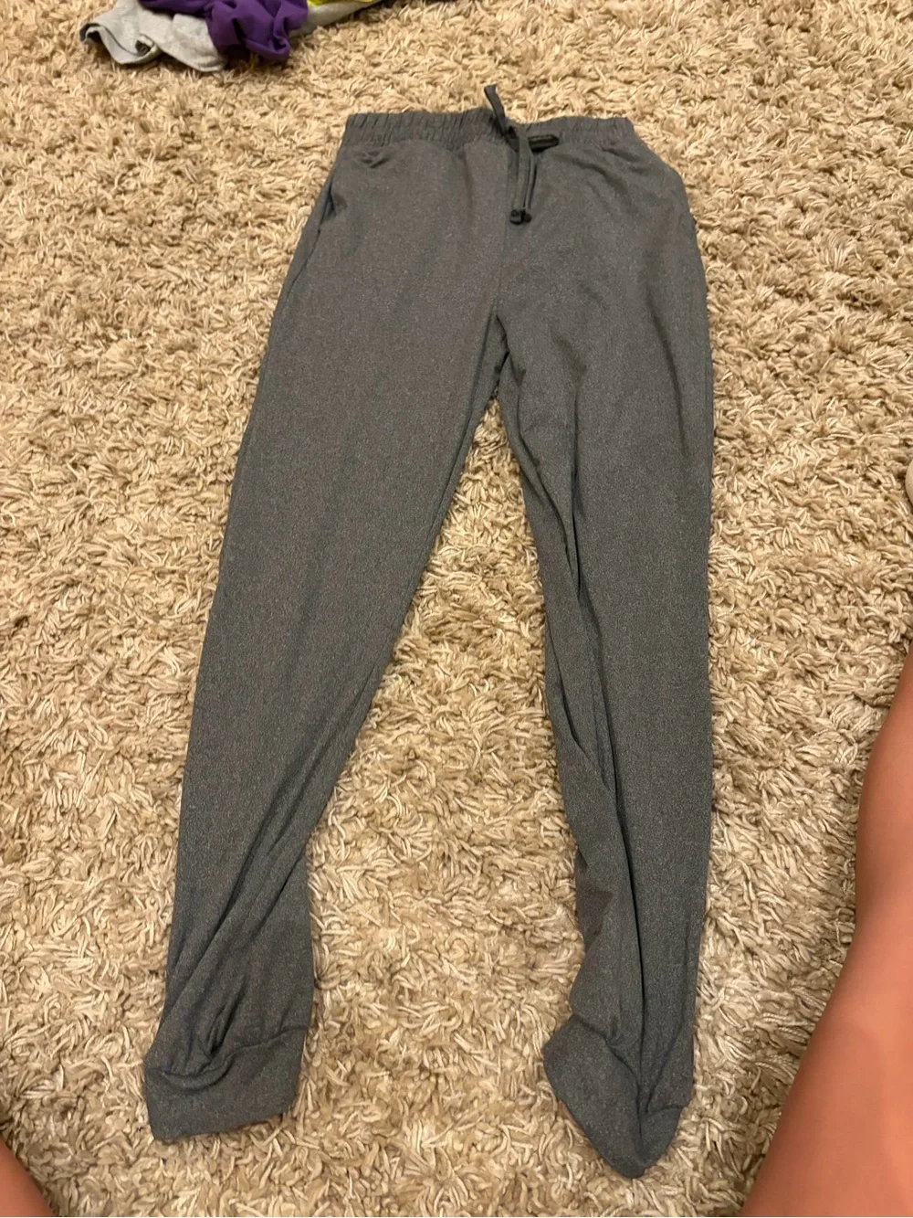 Justice Heather Gray Elastic Waist Joggers